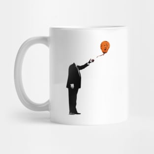 man with orange balloon Mug